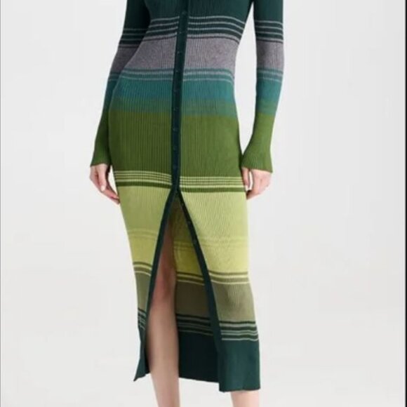 STAUD Pine Forest Shoko Dress Size XL - Picture 3 of 5